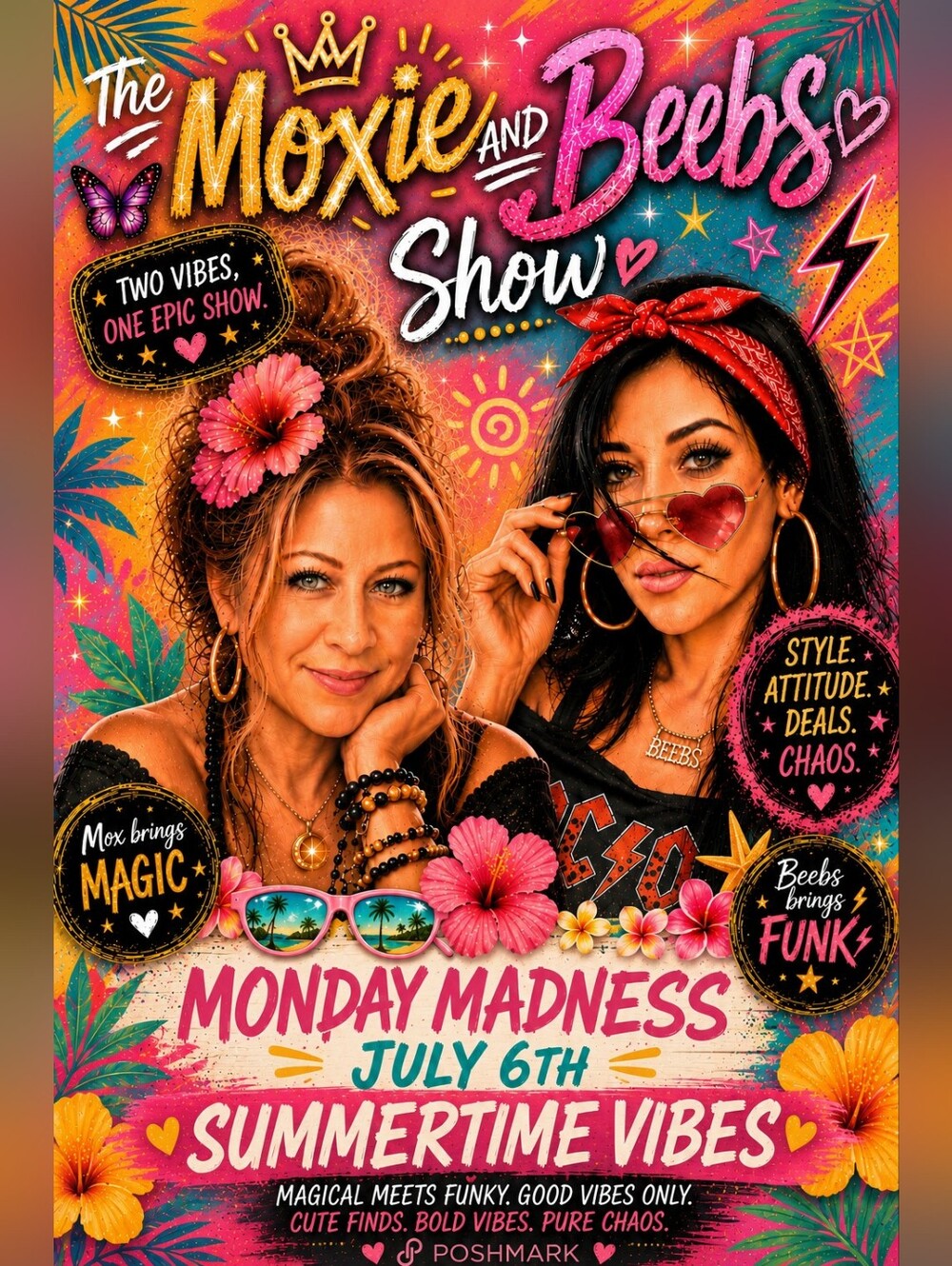 The Moxie & Beebs Show is LIVE!🖤🌛